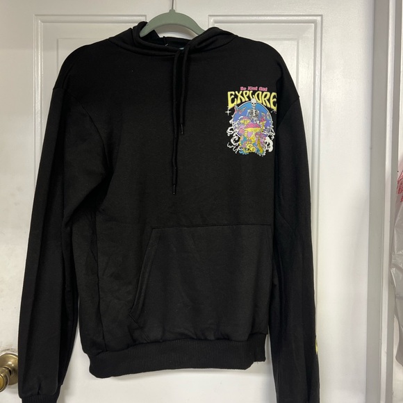 Explore Black Graphic Hoodie for Men - Picture 9 of 9